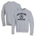 Men's Champion Gray Army Black Knights Soccer Icon Powerblend Pullover Sweatshirt