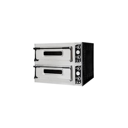 Gastro Pizzaofen Backofen Pizza Flammkuchen 400V 975 x 1220 x 745mm 2 Kammer