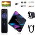 FIEWESEY H96 Max TV Smart BOX Android 9.0 TV Displays Box with USB Port 3.0/USB 2.0 Ethernet AV SD Card port Support Wifi /4K TV HD Box For Home Media Streamer Player-4GB+32GB