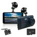 Big Holiday 50% Clear! Dash Cam 1080P for Cars 4 Inch Dashcam With Super Night Vision 170Â° Wide Angle Dashboard Cam Recorder Loop Recording Parking Monitor Motion Detection Gifts