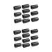 20 Pack AA to C Size Battery Adapter Case AA to C Size Spacers AA to Size C Battery Adapter Converter Case(Black)
