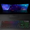 Big Holiday 50% Clear! Wired Gaming Keyboard LED Tricolor Gaming Backlight 104 Keys Round Cap Keyboard Multimedia Control for Desktop Computer Gifts
