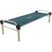 Disc-O-Bed Single Large Sleeping Cot 500lbs 600D Polyester Sleeping Deck Green 30011