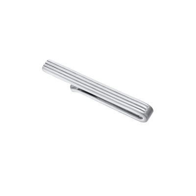 KUZZOI Krawattennadel Rillen Design 925 Silber silberfarben Herren Image