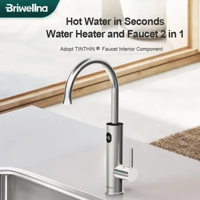 Briwellna-Chauffe-eau électrique instantané sans réservoir robinet de cuisine 2 en 1 220V KM12