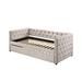 ACME Romona Full Daybed & Twin Trundle , Beige Fabric - Acme 39445