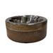 Adog Stainless Steel Dog Bowl w/ Cylindrical Mango Wood Holder (2 qt) Wood (durable & stylish)/Metal/Stainless Steel (easy to clean) | Wayfair
