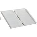 HomCom 6 in. Threshold Ramp Metal in Gray | 6 H x 9.45 W x 24 D in | Wayfair 713-001V03SR