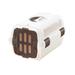 Richell Travel Pet Carrier Plastic in White/Brown | 11.2 H x 18.5 W x 12.4 D in | Wayfair 80060