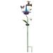 Regal Art & Gift Waterdrop Solar Stake - Butterfly Glass/Metal | 36 H x 8.25 W x 5.5 D in | Wayfair 12487