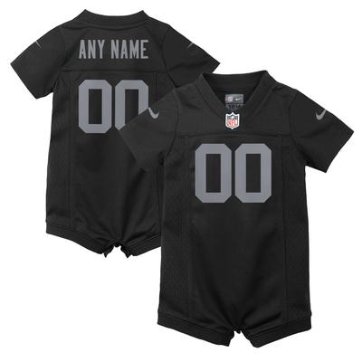 Las Vegas Raiders Nike Home Jersey Strampler – Personalisiert – Neugeborene Image