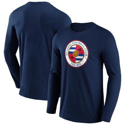 Reading Primary Logo Graphic Langarm-T-Shirt - Marineblau - Herren Image