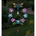 Regal Art & Gift Daisy Wreath Solar Lantern - Dragonfly Metal | 25.5 H x 12.5 W x 2 D in | Wayfair 13030