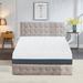 King 12" Gel/Foam Mattress - The Twillery Co.® Polla 12-Inch Plush Gel Ultra Soft Mattress, Cooling Technology, Moisture Wicking, Breathable | 80 H x 76 W 12 D in Wayfair