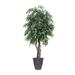 Primrue 72" Artificial Foliage Tree in Pot Silk/Plastic in Gray | 72 H x 38 W x 34 D in | Wayfair 9F642642A6E64BF192424CDEF8BD53DA