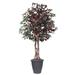 Primrue 72" Artificial Foliage Tree in Pot Silk/Plastic in Gray | 72 H x 32 W x 32 D in | Wayfair 4DF20DF04C884E689911806BB07638C8