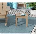 Beachcrest Home™ Marci Plastic Outdoor Side Table Plastic in Brown | 17 H x 17.7 W x 17.7 D in | Wayfair 0477E18A846949D1B028E0ADA30EAEC6