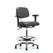Latitude Run® Task Chair Aluminum/Upholstered in Gray/Brown | 51.5 H x 27 W x 25 D in | Wayfair 002D3BFA2DC84497849693BF0277F375
