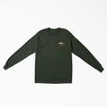 Dickies Men's Heritage Workwear Long Sleeve Graphic T-Shirt - Forest Green Size M (WLF22A)