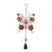 Jikolililili Butterfly Wind Chimes 35.4 Romantic Handmade Windchime with 4 Metal Tubes & S Hook Outdoor Decor for Garden Patio Balcony Yard