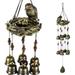 Jikolililili Bird Nest Wind Chimes Wind Chimes for Outside with 12 Wind Bells for Glory Mothers Love Gift Bird Bells Chimes Hanging Decoration for Outside Garden Yard Church Bronze Wind Chimes