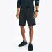 Nautica Men's Big & Tall Sustainably Crafted Competition 9" Colorblock Short True Black, 6XL