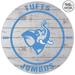 Tufts University Jumbos 20'' x Indoor/Outdoor Weathered Circle Sign