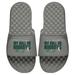 Men's ISlide x BreakingT A.J. Brown Gray NFLPA My Ball Or Nobody's Slide Sandals