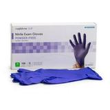 McKesson #14-6N34EC Nitrile Exam Gloves Powder-Free Medium Box of 100 Gloves