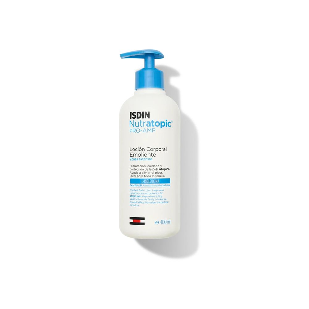 ISDIN Nutratopic Pro-Amp Lozione Corpo Emolliente Pelle Atopica 400 ml