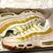 Nike Shoes | Brand New Women’s Nike Air Max 95 | Color: Gold/White | Size: 9