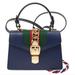 Gucci Bags | Gucci Sylvie Mini Shoulder Bag In Navy Blue | Color: Blue | Size: Os