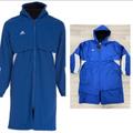 Adidas Jackets & Coats | Nwt Adidas Jacket Blue Fleece Lined | Color: Blue/White | Size: Various