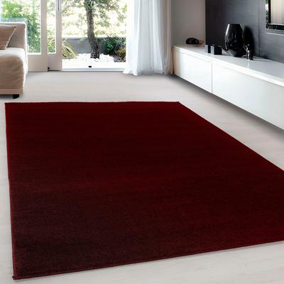 Teppich AYYILDIZ TEPPICHE "ATA", rot, B:160cm H:10mm L:230cm, Kunstfaser, Teppiche, Kurzflor, uni, große Farbauswahl, robust, auch als Läufer und in rund Image
