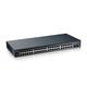 Zyxel 48-Port Gigabit Switch | Smart Managed | Rackmount with 2 SFP Ports | VLAN, IGMP, QoS | Lifetime Warranty [GS1900-48]