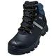 Uvex 2 construction S3 SRC - lace-up safety boots - water-resistant - lightweight - men & women - leather - black - Size 12