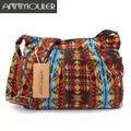 Annmouler-Sac à Bandoulière de Grande Capacité pour Femme et Fille Sacoche Hobo Multi-Poches de