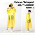 Imperméable OligTransparent pour Enfants Manteau de Pluie Clair Vêtements de Pluie en Plein Air