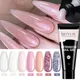 LIToxique-Verhéritage à Ongles Gel CircTE Rose Blanc Clair Extension d'Ongles Semi Continu Nail