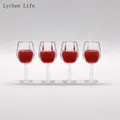 Mini verre à vin rouge l'inventaire en résine modèles de verre à vin de simulation maison de