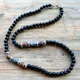 Collier en perles de bouddha hématite noir pour hommes nouveau Design bijoux à la mode