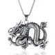 Hommes dominateur acier inoxydable Dragon collier pendentif moto fête personnalité collier Hip Hop