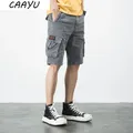 CAAYU – short Cargo pour hommes poches latérales d'été Hip Hop Streetwear japonais multi-poches