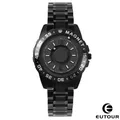 EUTOUR-Montre à quartz magnétique étanche pour homme montre de sport simple bracelet en acier