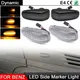 Feu de position latéral LED dynamique ambre clignotant pour Benz Sprinter Vito W638 E/C/CLK/SLK