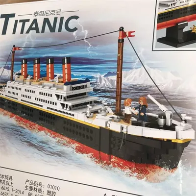 Zhegao-décennie s de Construction Titanic Rétro Classiques Jouets pour Enfants Cadeau