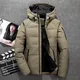 Veste à capuche en duvet de canard blanc pour hommes manteau Parka coupe-vent optique affaires