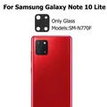 Objectif de caméra arrière pour Samsung Galaxy Note 10 Lite Plus lentille en verre avec