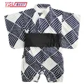 Kimono rétro d'été pour bébés filles combinaison barboteuse à manches courtes peignoir pour