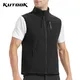 KUTOOK-Veste Thermique en Fibraque pour Homme Sports de Plein Air Smile Soft Shell Pêche